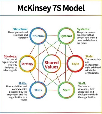 چارچوب 7S مکنزی (McKinsey 7S Framework): ابزاری برای همسوسازی سازمانی